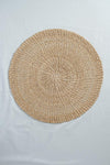 Nude Round-braided Placemats