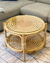 Double-edged Rattan Coffee Table