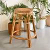 Rattan Kitchen Stool in natural