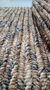 6x9 ft. Binding Design Abaca Carpet (Multi-colored)