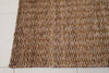 Pineapple-weaved Oversized Rug in Natural Brown